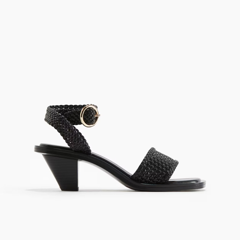 H&M Braided Sandals with Heel - Picture 3 of 8